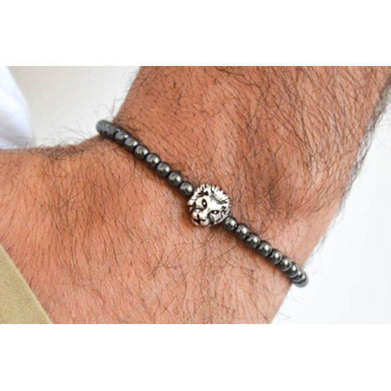 Glamour Men Fashion Beaded Hand Bracelet