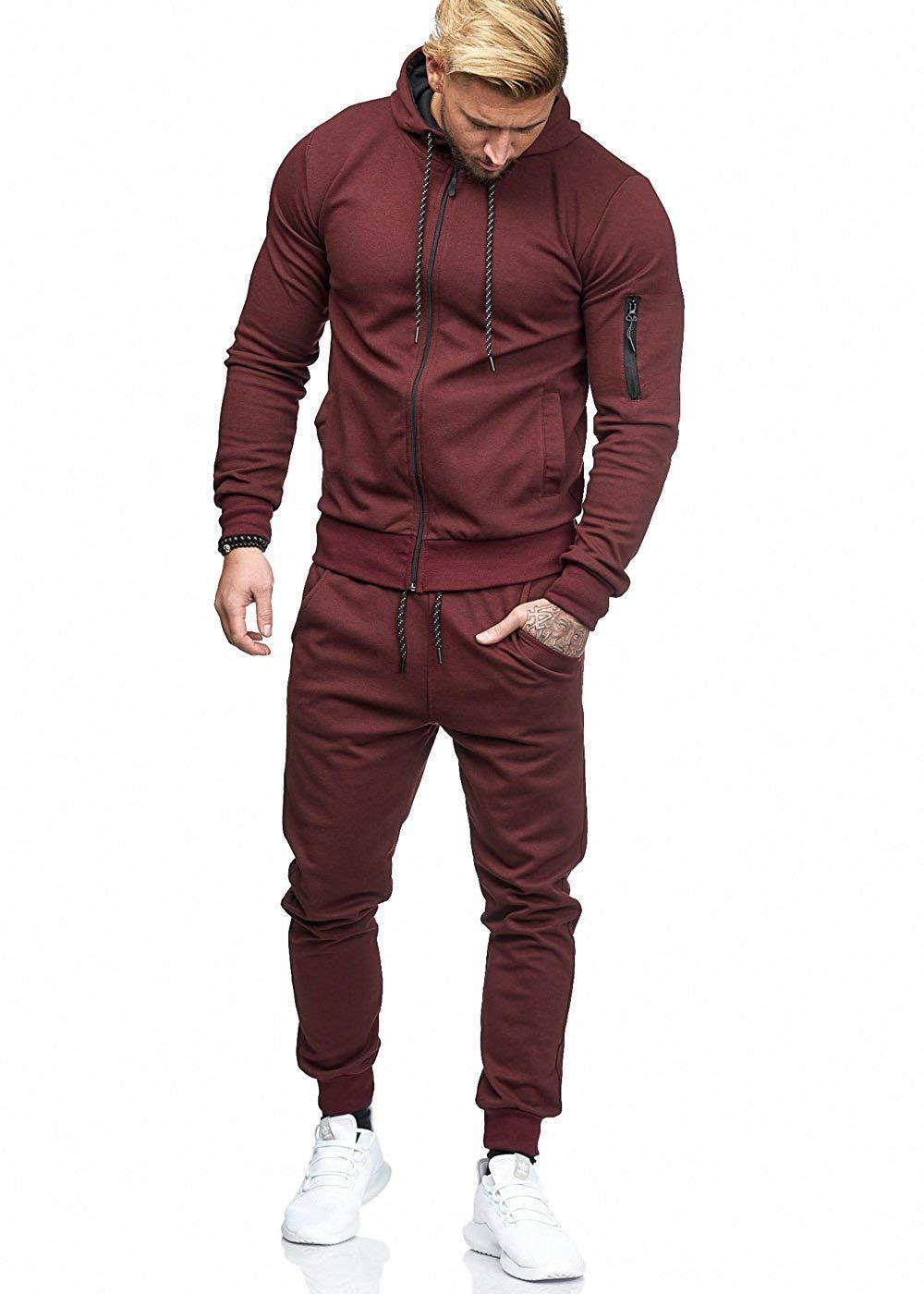 Men's sports suit fitness casual wear