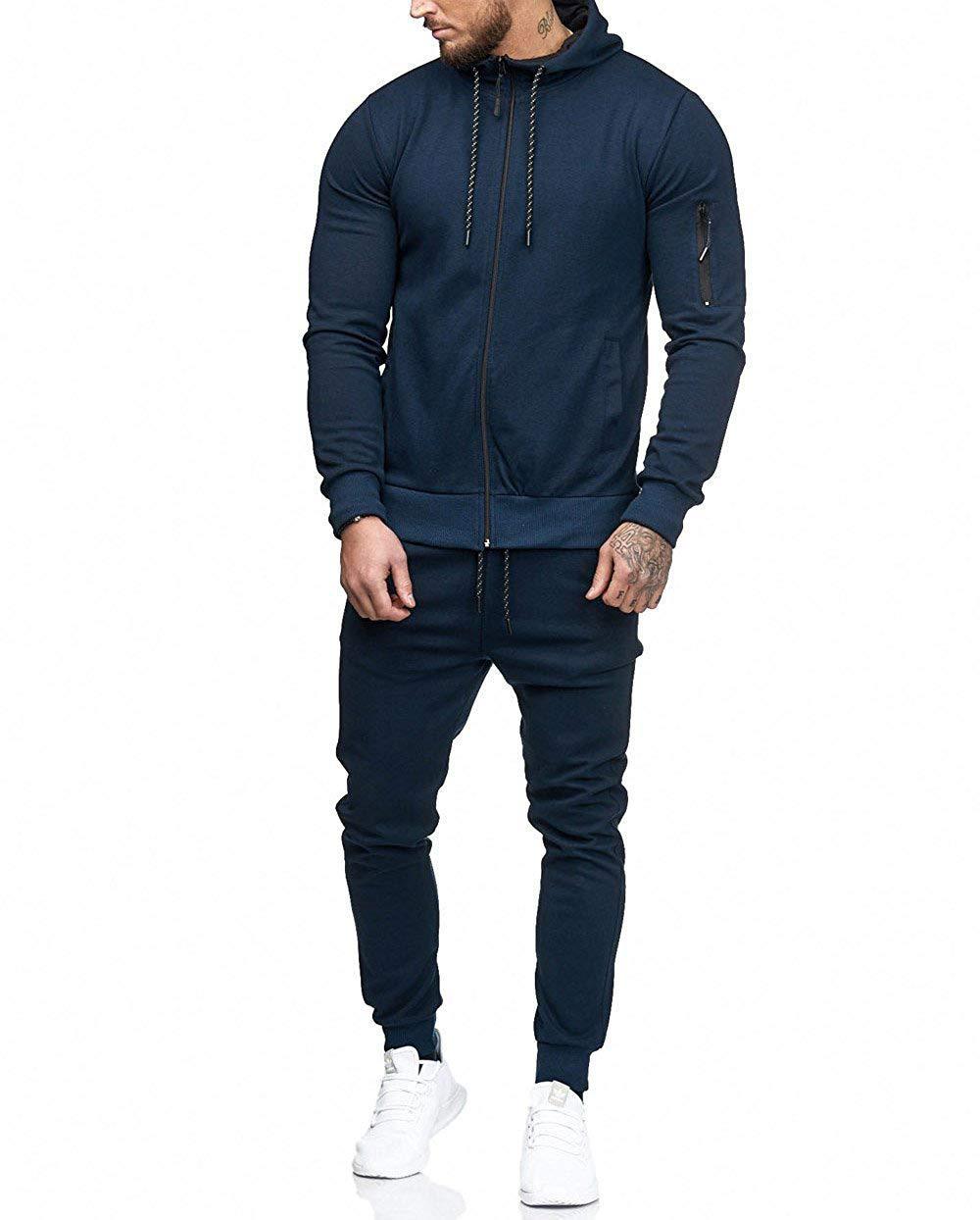 Men's sports suit fitness casual wear