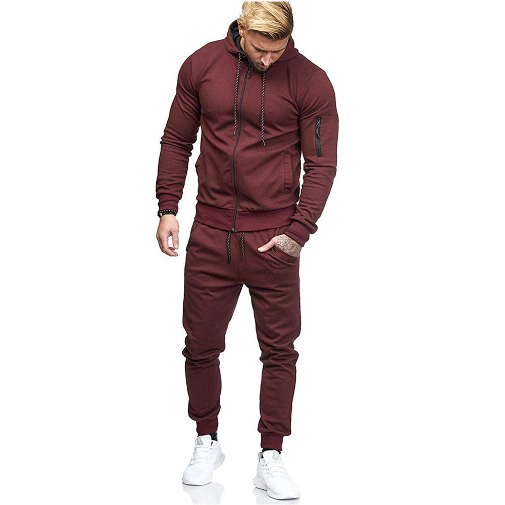 Men's sports suit fitness casual wear