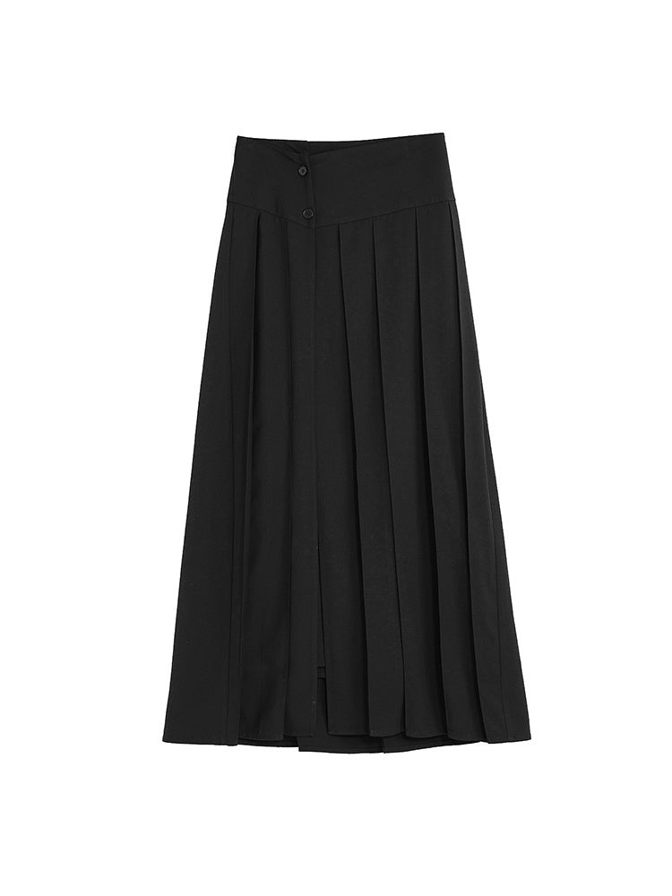 Skirt Women's Spring Chic Artistic Skirt Design Small Pleated Skirt